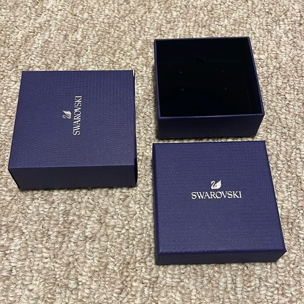 Swarovski Blue Jewelry Box Set